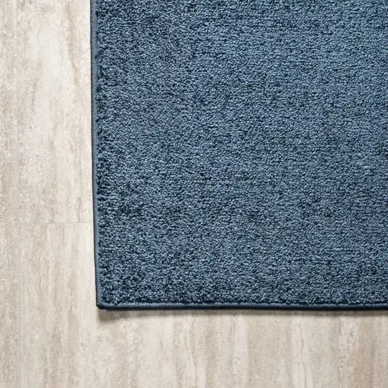 8' Navy Blue Runner Rug Photo 7