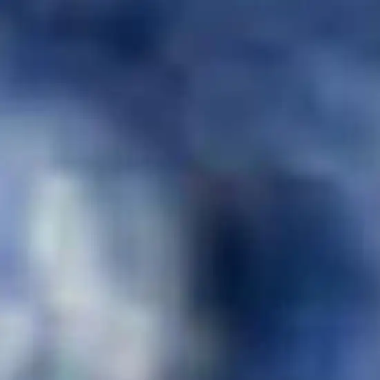 8' Navy Blue and Ivory Damask Distressed Non Skid Runner Rug Photo 3