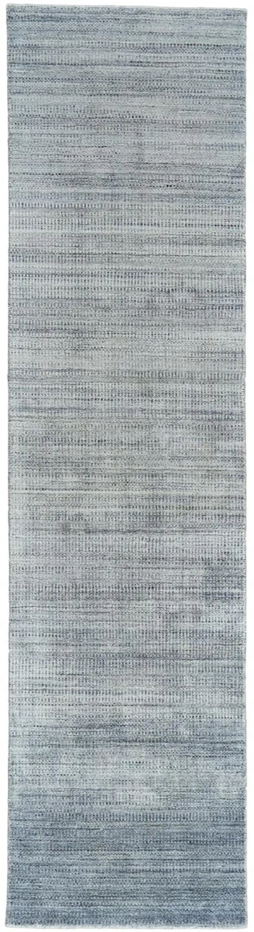 10' Ombre Hand Woven Runner Rug Photo 1