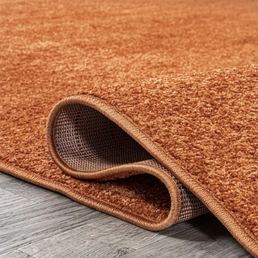 8' Orange Runner Rug Photo 8