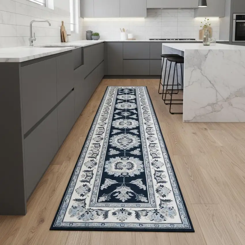 8' Oriental Runner Rug Photo 1