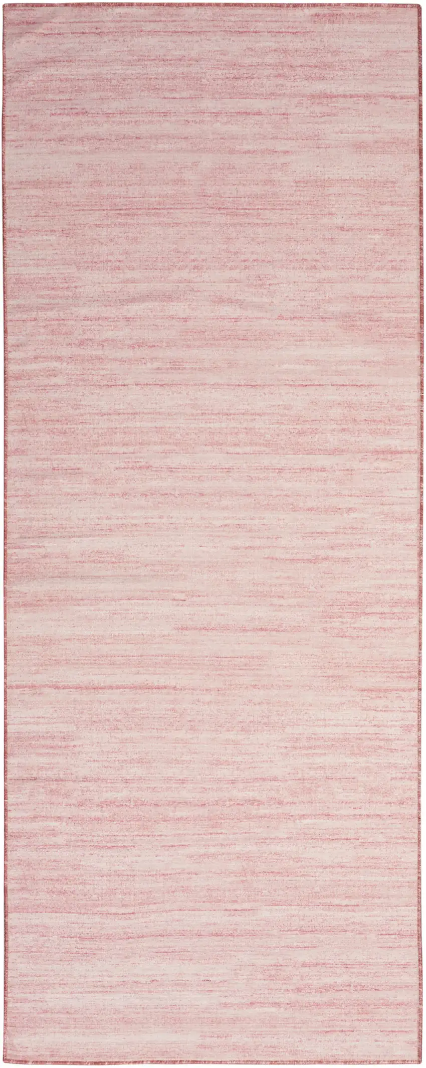 10' Pink Abstract Washable Runner Rug Photo 1
