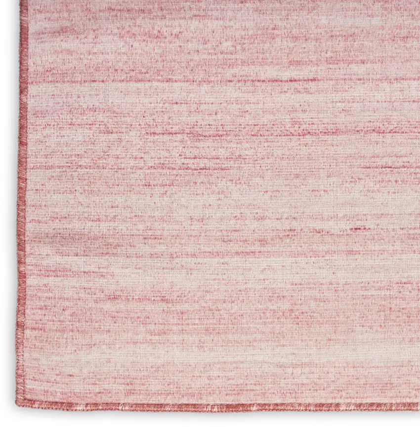 6' Pink Abstract Washable Runner Rug Photo 3