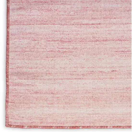 8' Pink Abstract Washable Runner Rug Photo 4