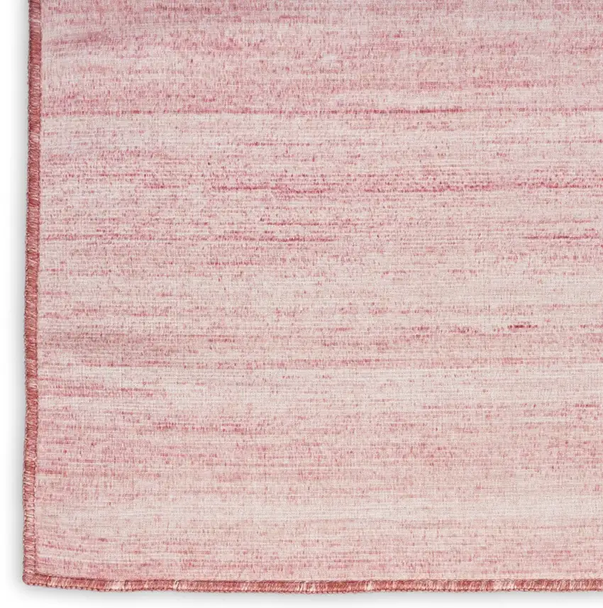 8' Pink Abstract Washable Runner Rug Photo 4