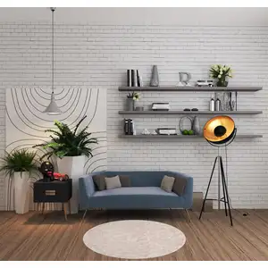 Photo of 5' Pink And Ivory Floral Distressed Round Rug