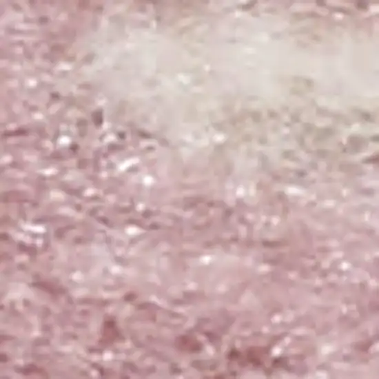 7' Pink Floral Power Loom Runner Rug Photo 1