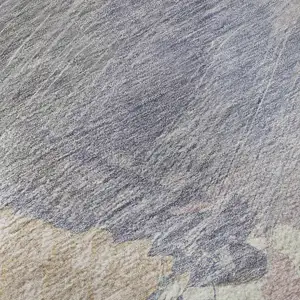 Photo of 8' Pink Ivory And Beige Abstract Washable Area Rug With UV Protection