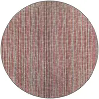 Photo of 10' Pink Round Ombre Tufted Handmade Area Rug