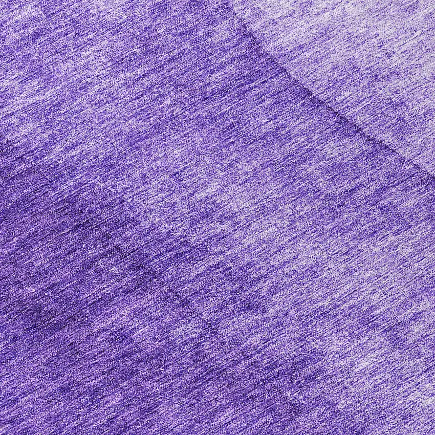 8' Purple Lilac And Lavender Round Ombre Washable Indoor Outdoor Area Rug Photo 8