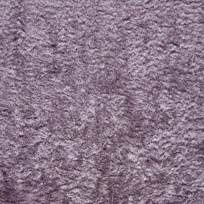 6' Purple Shag Tufted Handmade Runner Rug Photo 6
