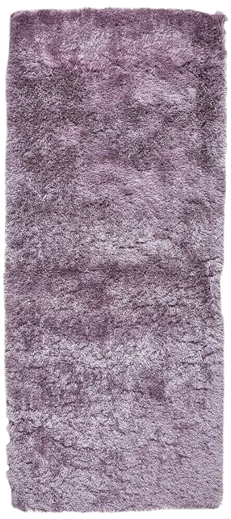 6' Purple Shag Tufted Handmade Runner Rug Photo 4