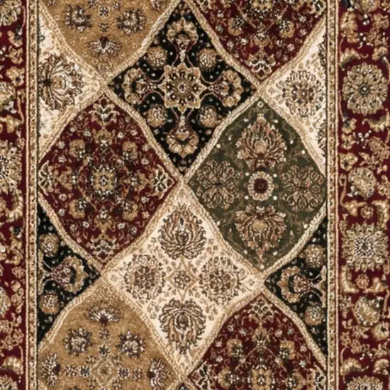 12' Red And Black Moroccan Runner Rug Photo 2