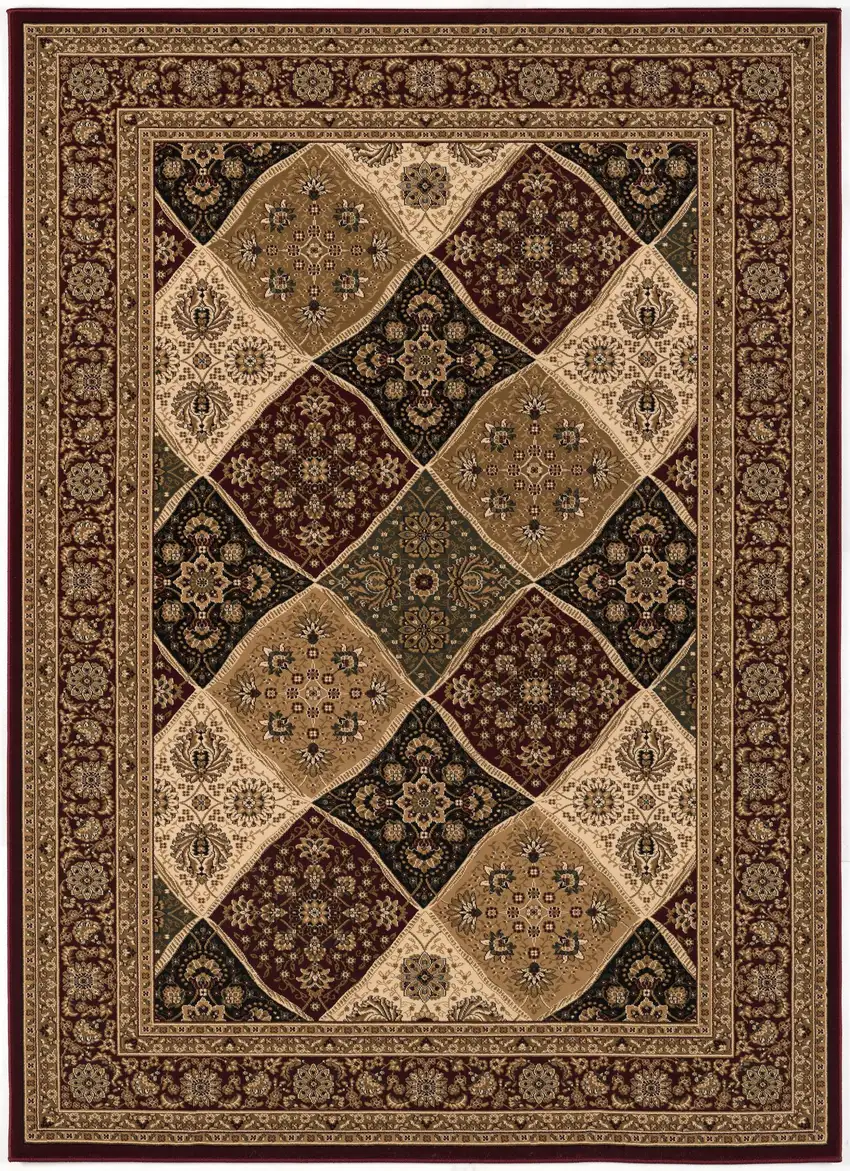 12' Red And Black Moroccan Runner Rug Photo 6