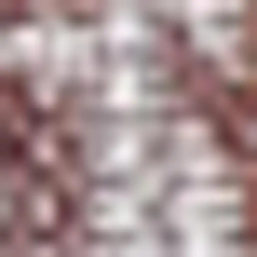 9' Red And Taupe Square Medallion Indoor Outdoor Area Rug Photo 3