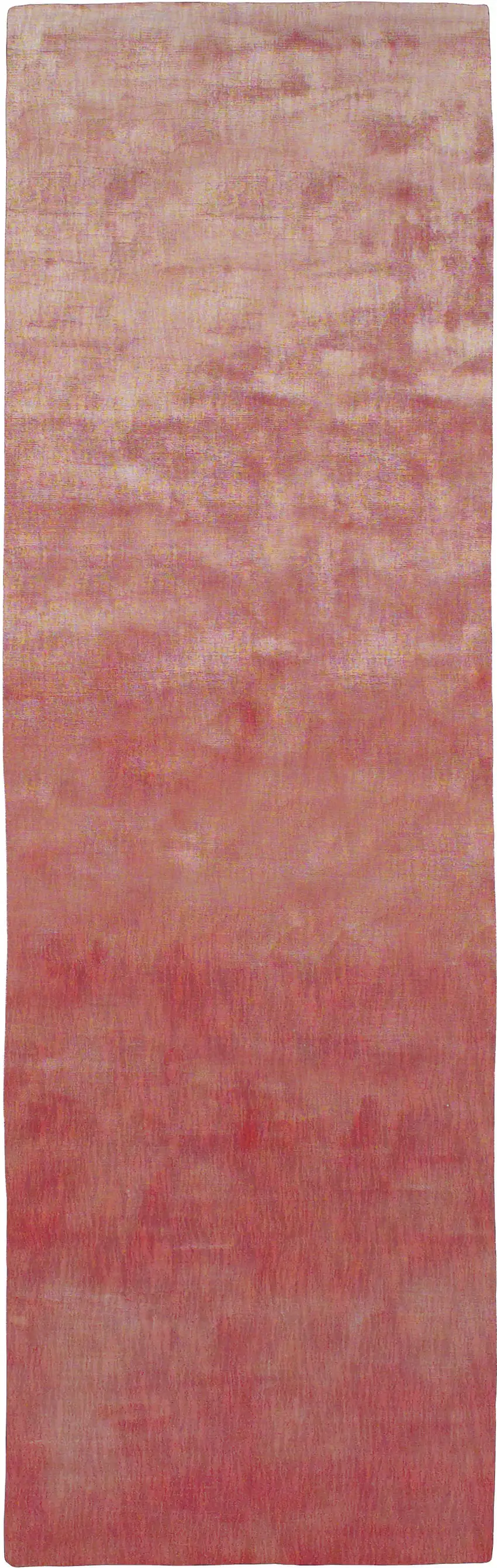 8' Red Chevron Hand Woven Runner Rug Photo 2