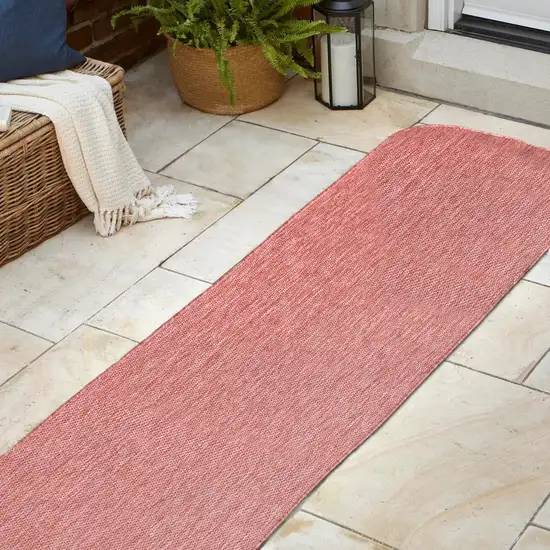 8' Rose Indoor Outdoor Runner Rug Photo 5