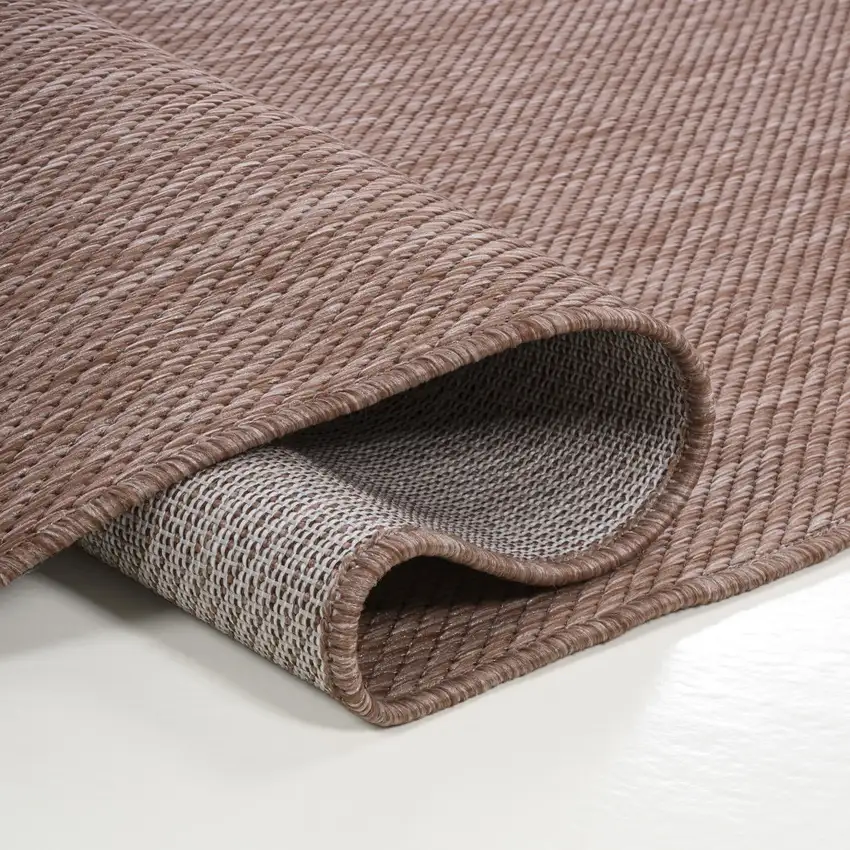 8' Rose Indoor Outdoor Runner Rug Photo 9