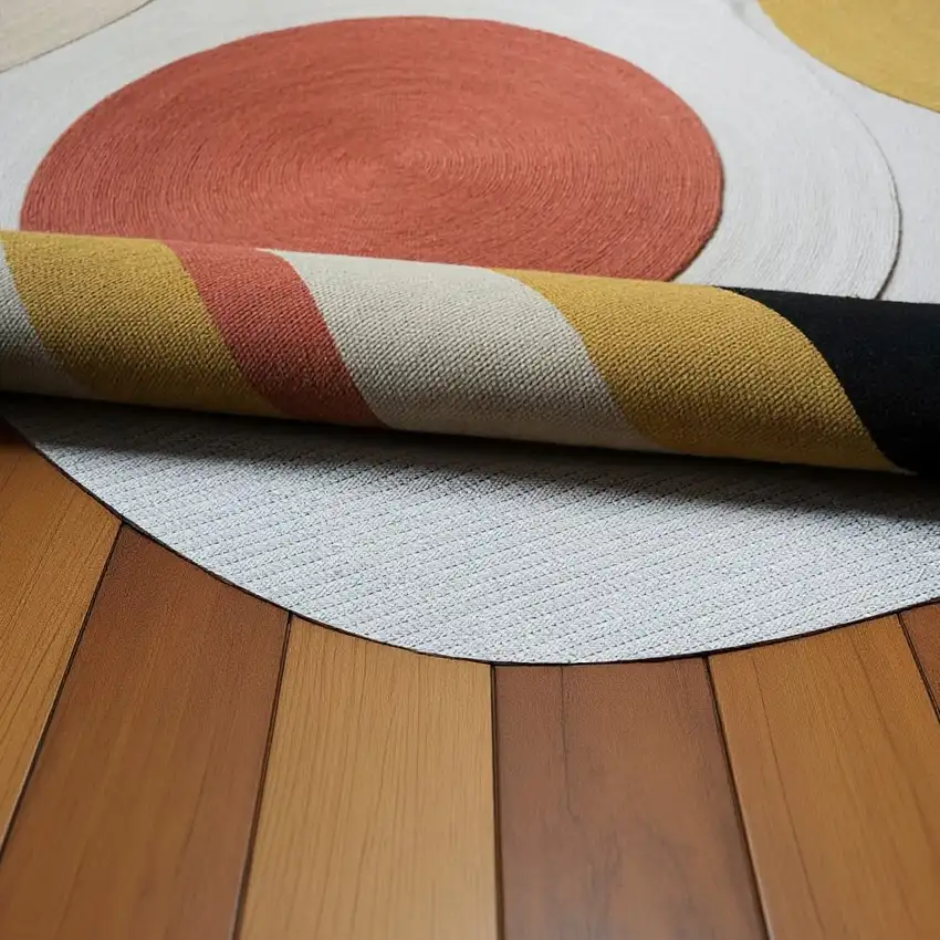 Beige Non Slip Rug Pad Photo 1