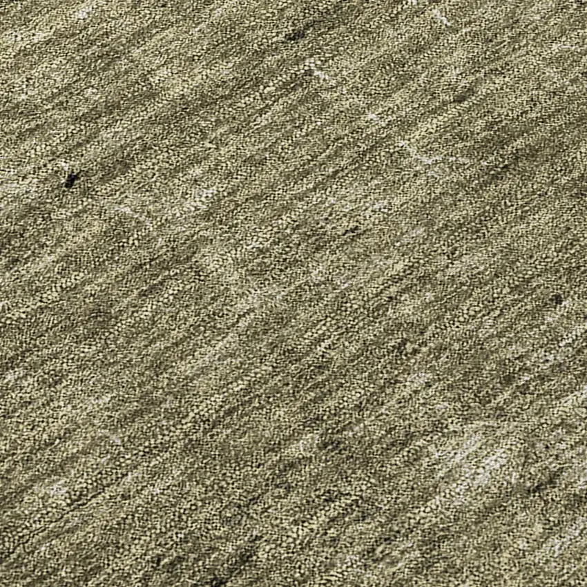 Gray Round Abstract Washable Non Skid Indoor Outdoor Area Rug Photo 8