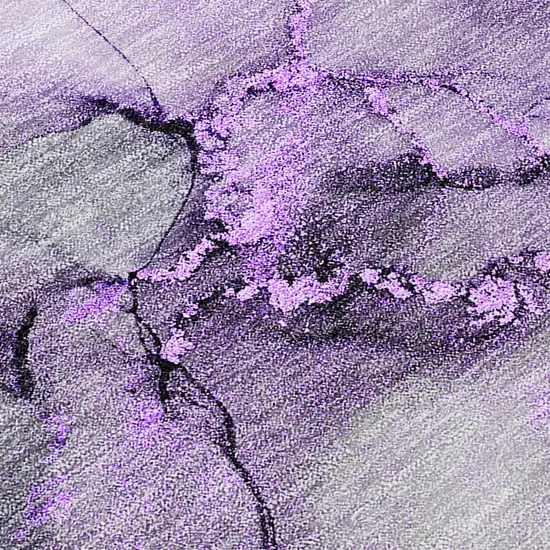 Purple Round Abstract Washable Non Skid Indoor Outdoor Area Rug Photo 8