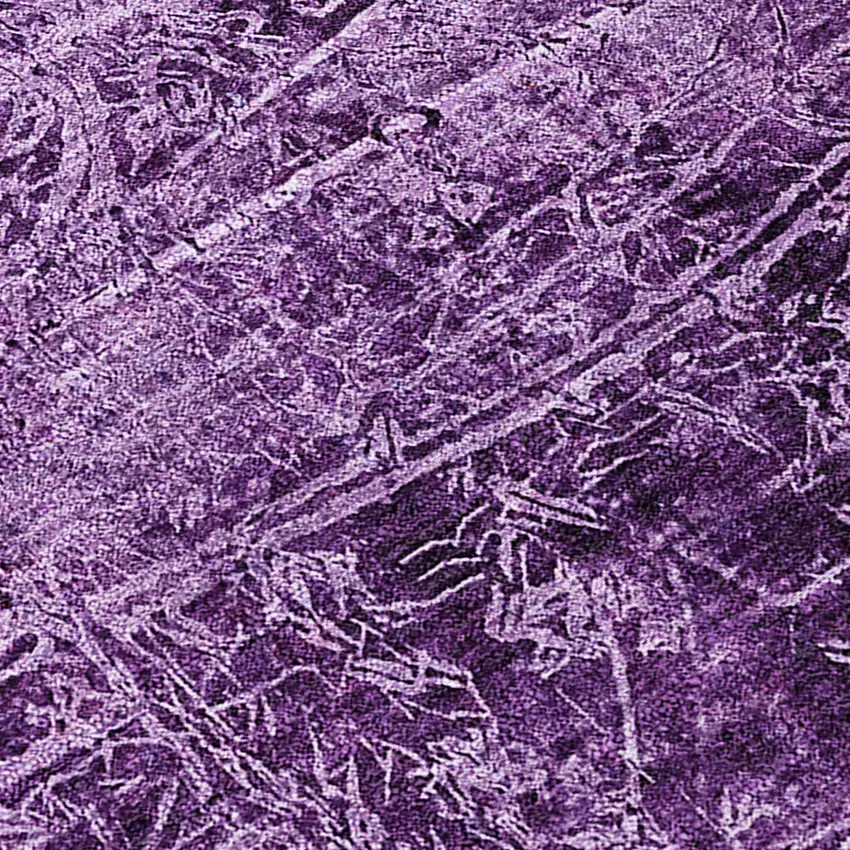 Purple Round Abstract Washable Non Skid Indoor Outdoor Area Rug Photo 8
