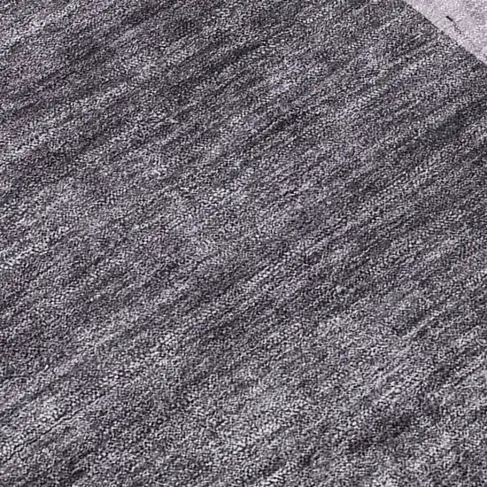 Purple and Black Round Abstract Washable Indoor Outdoor Area Rug Photo 8