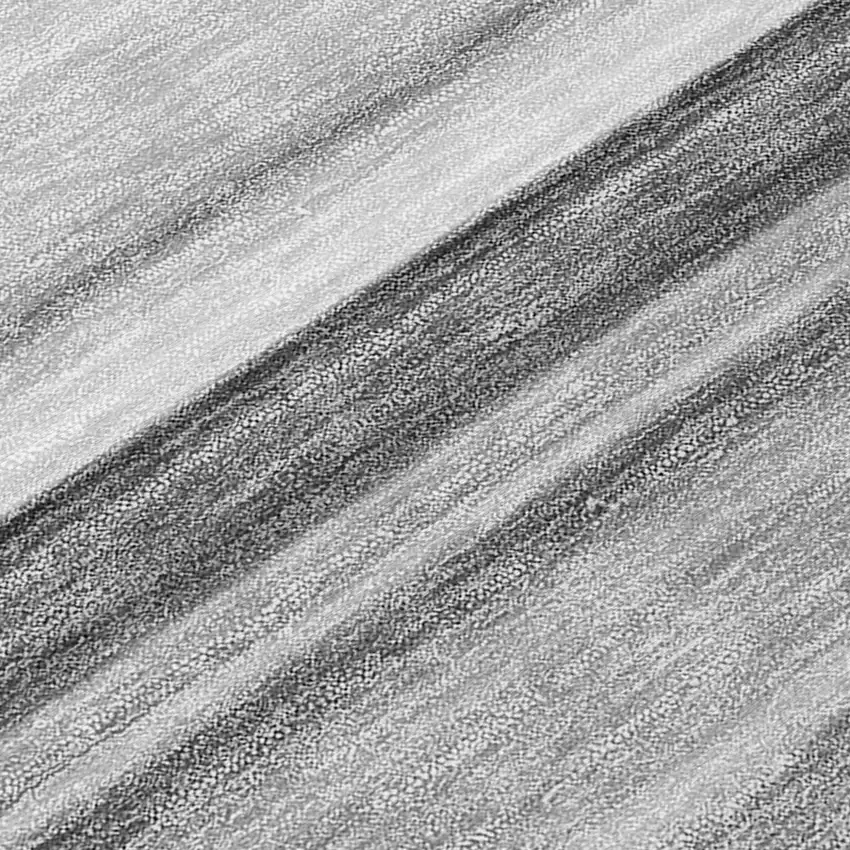 Gray Striped Washable Non Skid Indoor Outdoor Runner Rug Photo 8