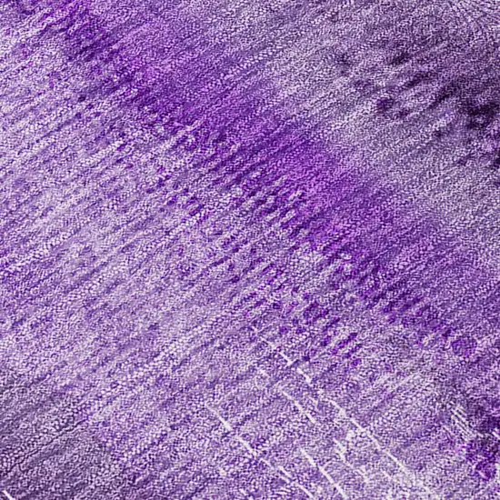 Purple Washable Non Skid Indoor Outdoor Runner Rug Photo 8