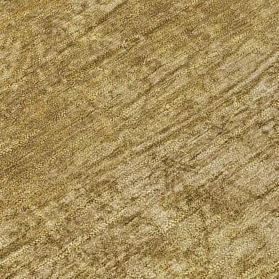 Tan Abstract Washable Non Skid Indoor Outdoor Runner Rug Photo 8