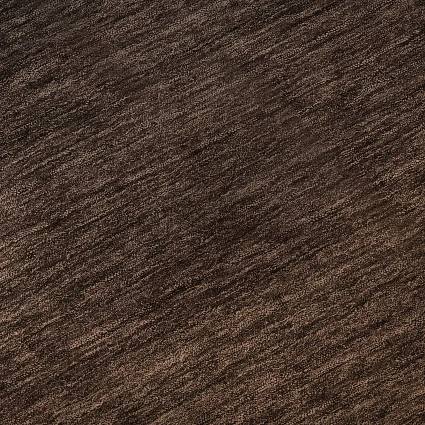 8' Rust And Charcoal Ombre Washable Round Rug With UV Protection Photo 9