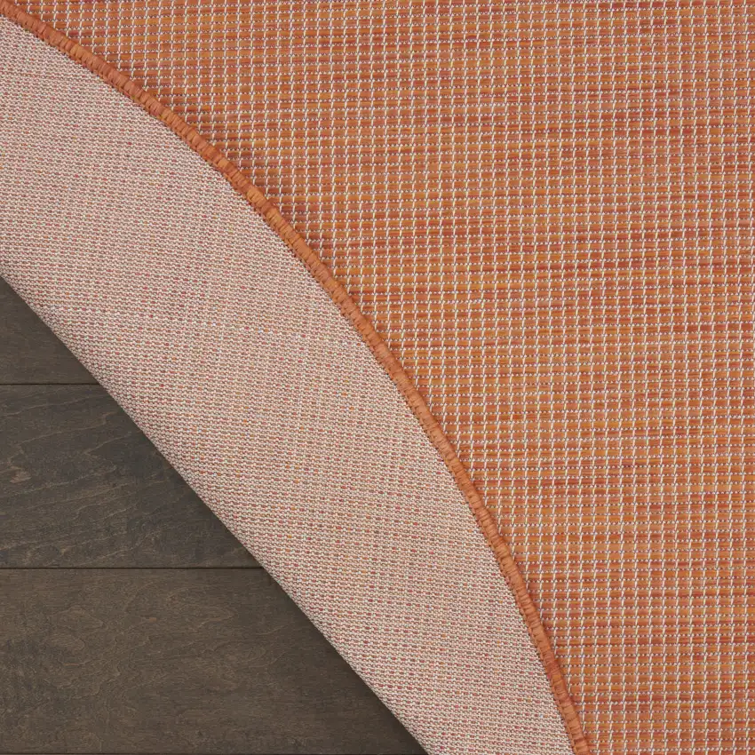 8' Terracotta Indoor Outdoor Area Rug Photo 6