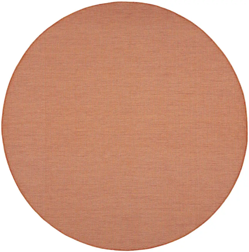 8' Terracotta Indoor Outdoor Area Rug Photo 3