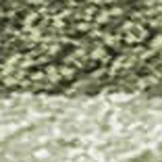 8' Sage And Green Round Striped Washable Indoor Outdoor Area Rug Photo 4