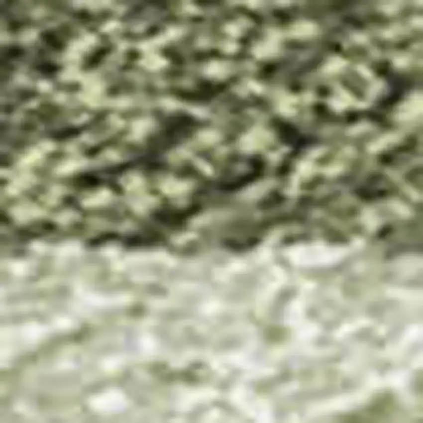 8' Sage And Green Round Striped Washable Indoor Outdoor Area Rug Photo 4