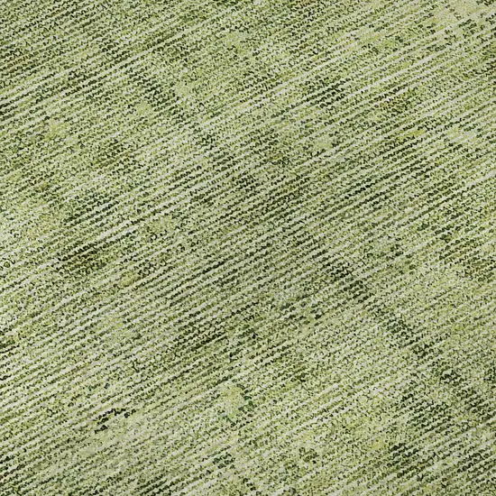 8' Sage And Green Southwestern Washable Round Rug With UV Protection Photo 9