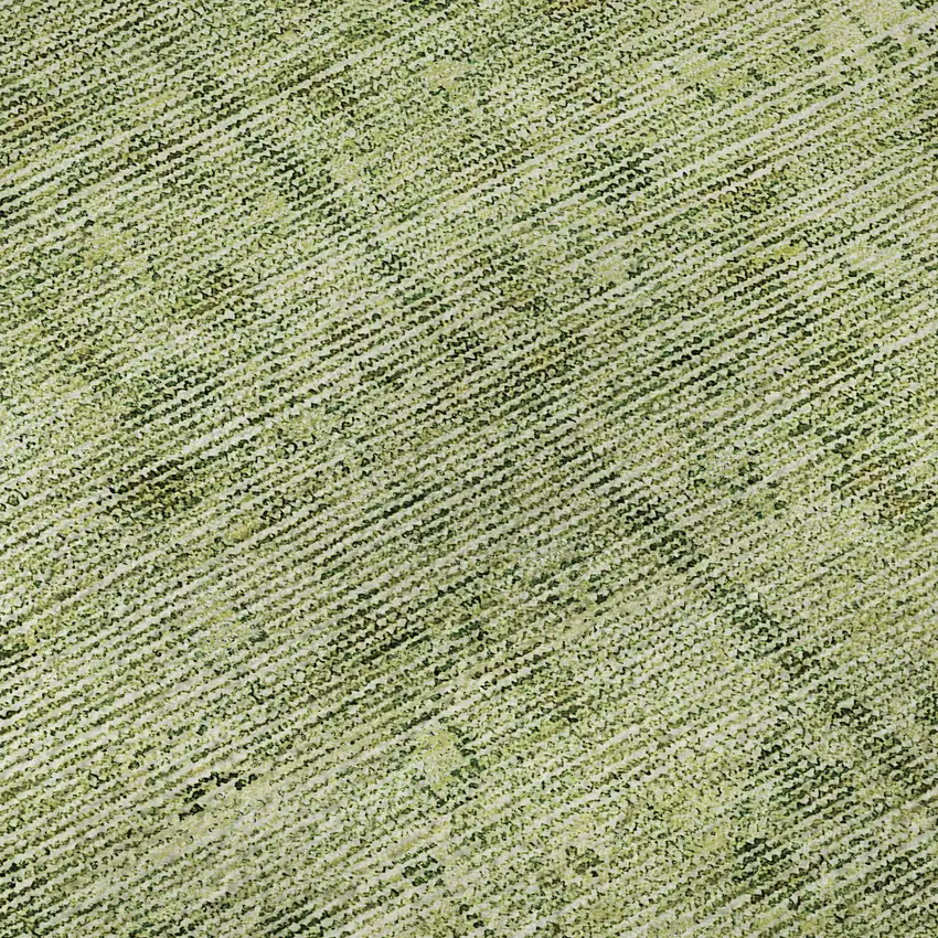 8' Sage And Green Southwestern Washable Round Rug With UV Protection Photo 9