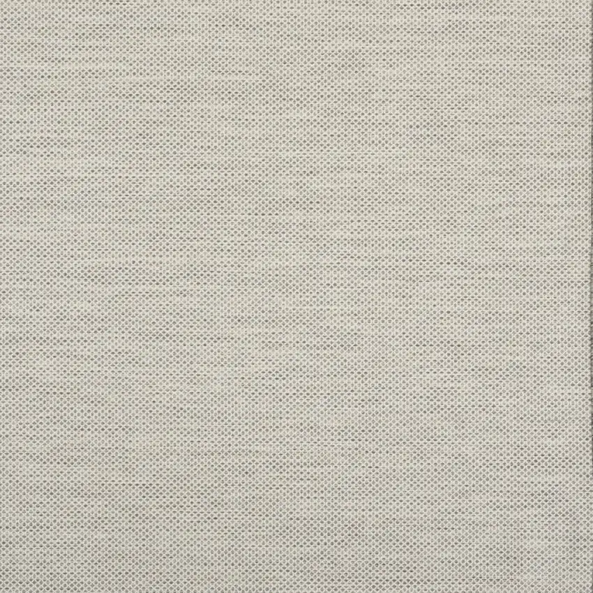 8' Silver Square Geometric Power Loom Area Rug Photo 6