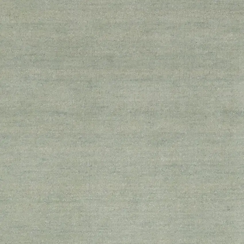 8' Silver Wool Hand Tufted Runner Rug Photo 5