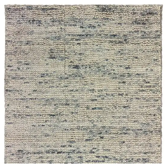 8' Stone And Gray Hand Tufted Runner Rug Photo 4