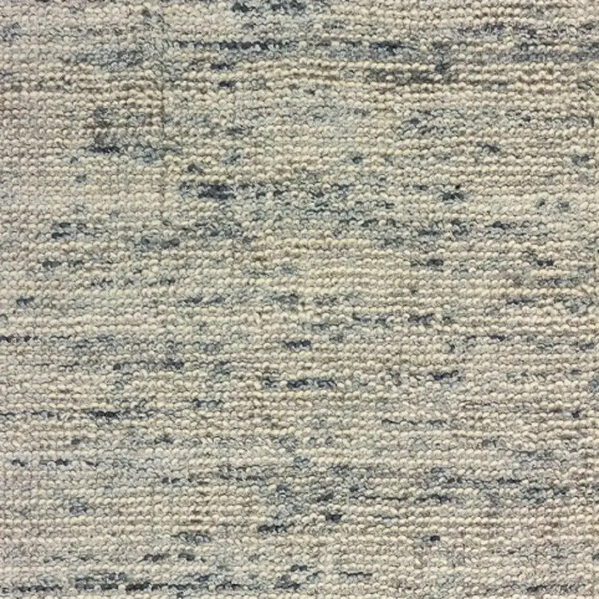 8' Stone And Gray Hand Tufted Runner Rug Photo 6