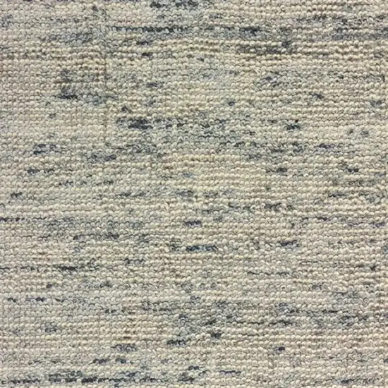 8' Stone And Gray Hand Tufted Runner Rug Photo 6