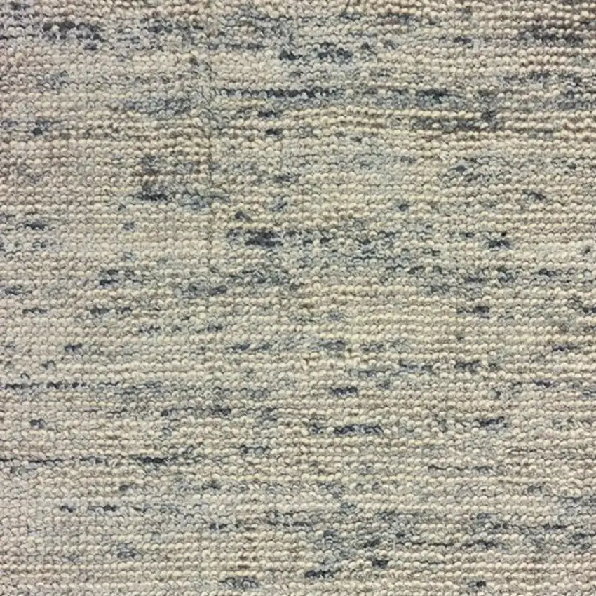 8' Stone And Gray Hand Tufted Runner Rug Photo 5