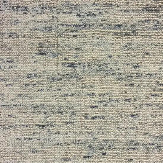 8' Stone And Gray Hand Tufted Runner Rug Photo 5