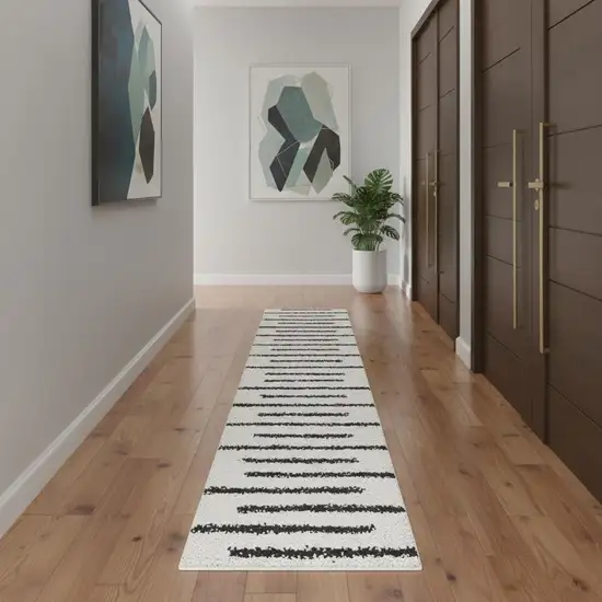 10' Striped Runner Rug Photo 1