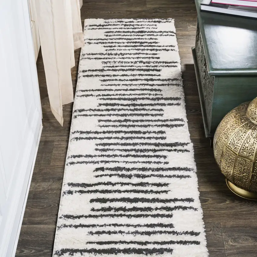 10' Striped Runner Rug Photo 5