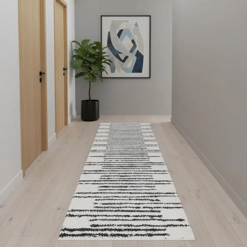 10' Striped Runner Rug Photo 1