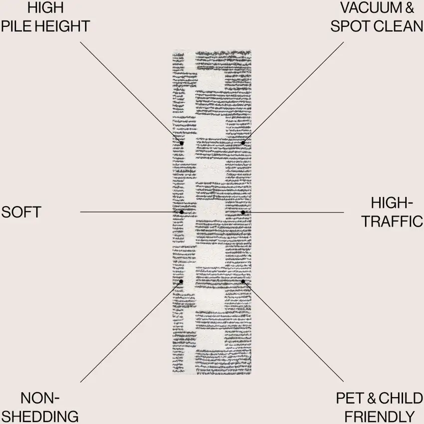 10' Striped Runner Rug Photo 6