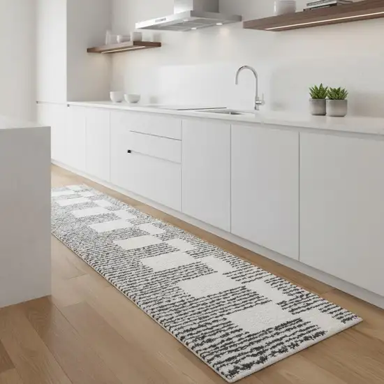 8' Striped Runner Rug Photo 1