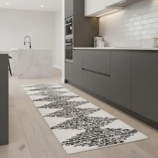 8' Striped Runner Rug Photo 1